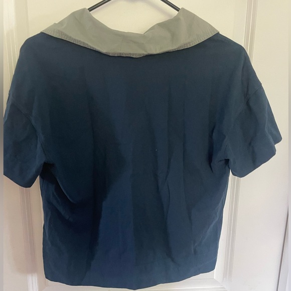 Everlane The Retro Jersey Polo Blue Size XS - Picture 2 of 3